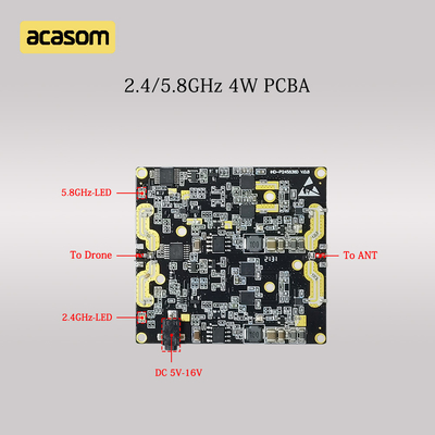 Amplificatore a doppia banda 2.4GHz e 5.8GHz 4W per DJI Mavic Phantom Avata FPV