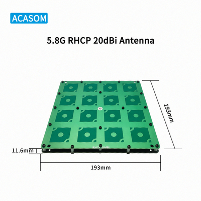 Antenna per droni a lungo raggio per amplificatori ad alta potenza