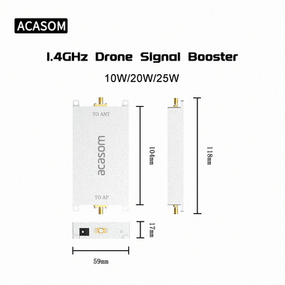 Efficienza 45% 40dBm 1.4GHz RF Amplificatore bidirezionale Modulo per estensore wireless