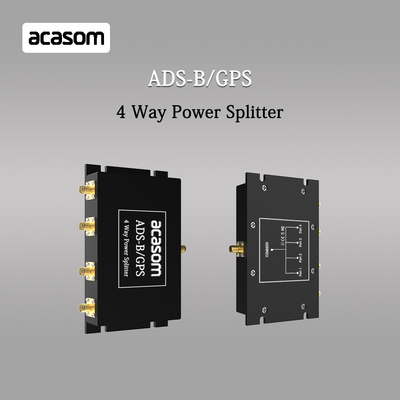 Splitter di potenza a 4 vie per segnali ADS-B e GPS 800-2150MHz N connettore femminile a bassa inserzione