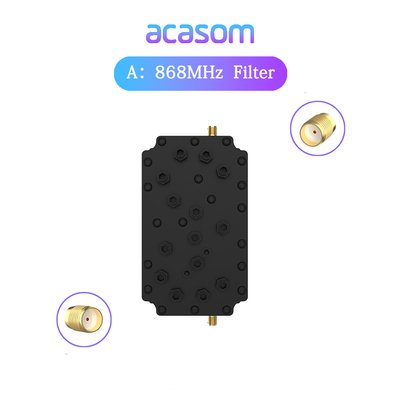 60dB Rifiuto 868MHz Filtro di cavità per la rete dell'elio 868M SAW Filtro Lora HNT 863M