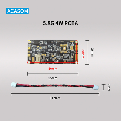 Potente amplificatore del segnale RF 5W 37dBm 12V PCBA per 5,8GHz e 2,4GHz estendendo il raggio wireless