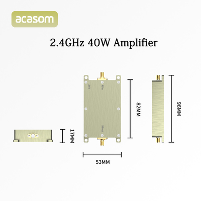 Amplificatore FPV in guscio di alluminio con 2.4G 40W 24V per voli a lungo raggio