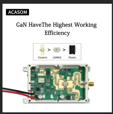 1250MHz-1450MHz Modulo di interferenza del segnale da 50 Watt 1.3GHz Per droni
