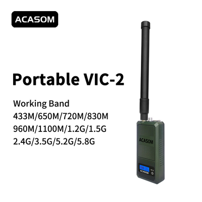 300MHz-400MHz 50W Drone interferitore radio portatile impermeabilizzazione