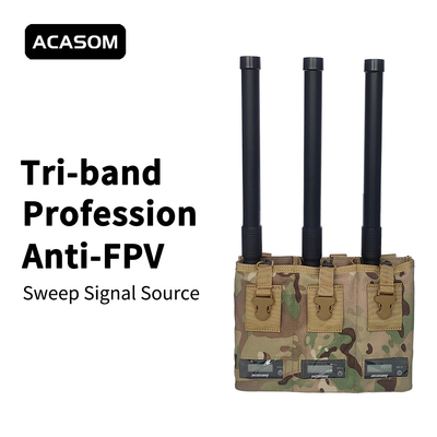 2350MHz-2550MHz 50 Watt Portable Drone Jammer RF Sorgente di segnale ad alta potenza