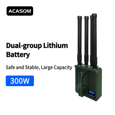 400M 500M 600M 700MHz 50W Dispositivo di interferenza portatile per droni alimentato a batteria