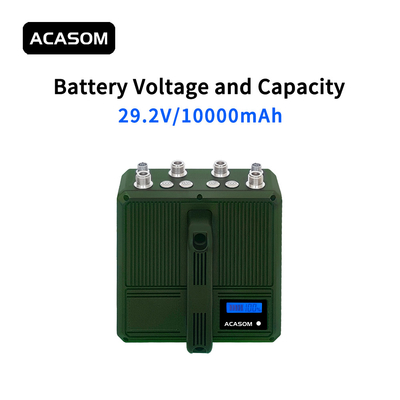 400M 500M 600M 700MHz 50W Dispositivo di interferenza portatile per droni alimentato a batteria