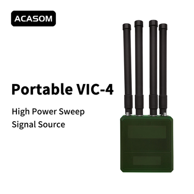 Anti-FPV portabile Drone Jammer 4 bande per segnale di drone a lunga distanza 700M 800M 900M 1000M